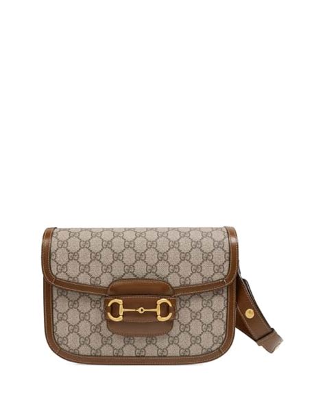 gucci 1955 morsetto gg supreme horsebit shoulder bag